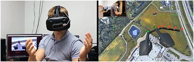 VR Road and Construction Site Safety Conceptual Modeling Based on Hand Gestures